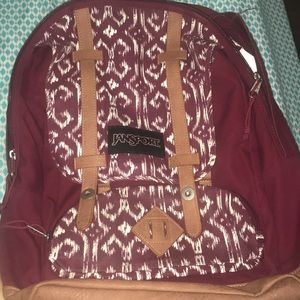 Jansport burgundy bookbag